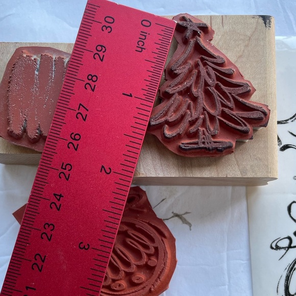 20 Pieces Stampin Up! Wood Stamps Two Step AND Cute Converse - Picture 2 of 7